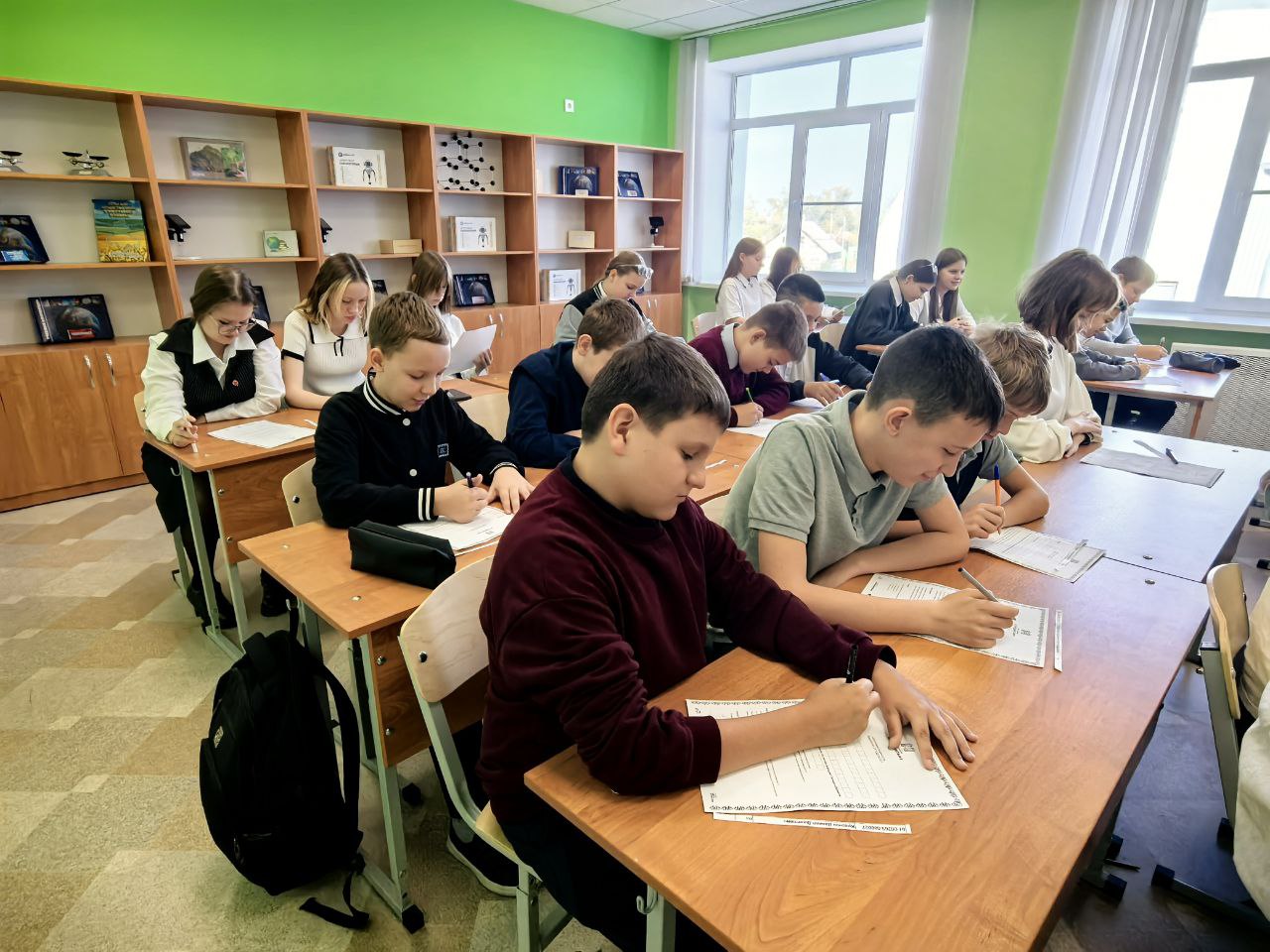 Учащиеся нашей школы поучаствовали во Всероссийском агродиктанте